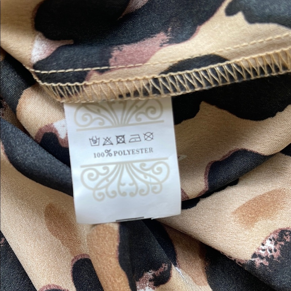 Never Fully Dressed Leopard Print Sleeveless Wrap… - image 5